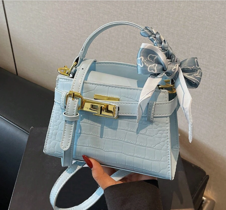 High-End Light Luxury Crocodile Pattern Women's Handbag