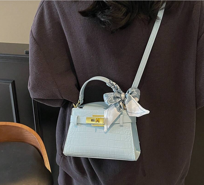 High-End Light Luxury Crocodile Pattern Women's Handbag