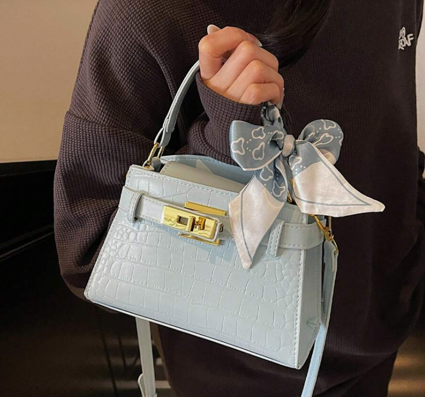 High-End Light Luxury Crocodile Pattern Women's Handbag