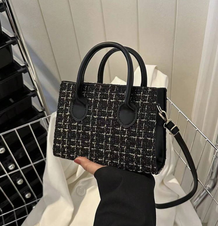 Casual Double Handle Square Bag