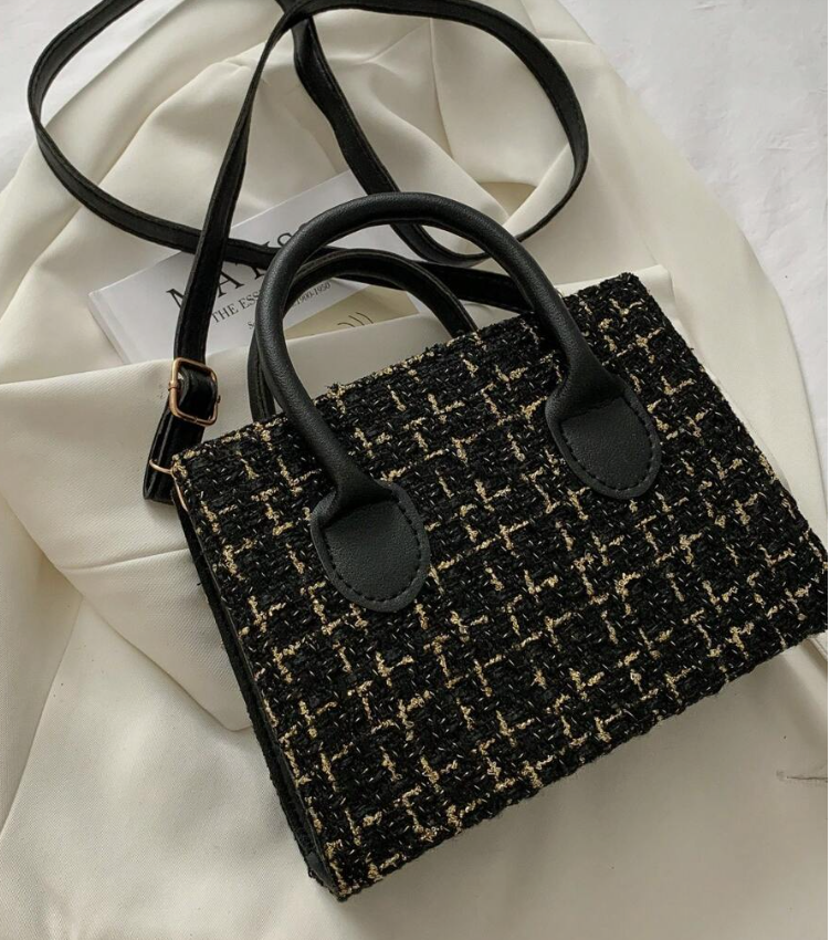 Casual Double Handle Square Bag
