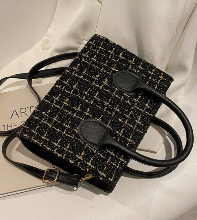 Casual Double Handle Square Bag